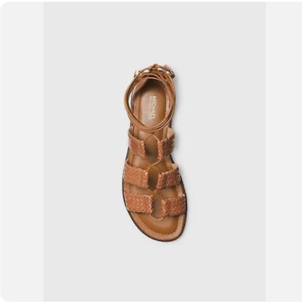 MICHAEL KORS Monterey Gladiator Leather Lace-Up Sandal